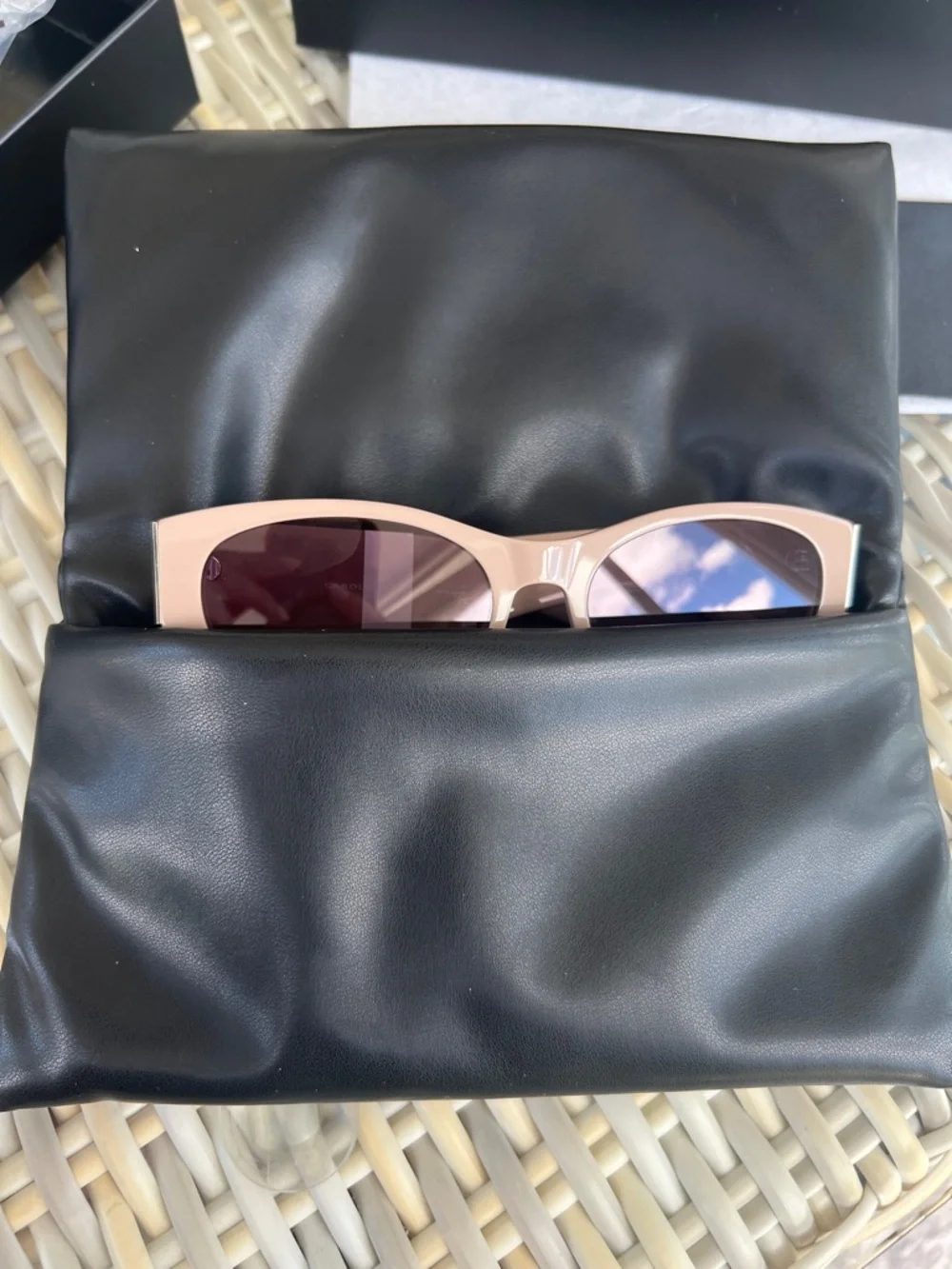 NEW with tags Carolina Lemke Berlin Sunglasses in Dree Brown + Free Luxury Case